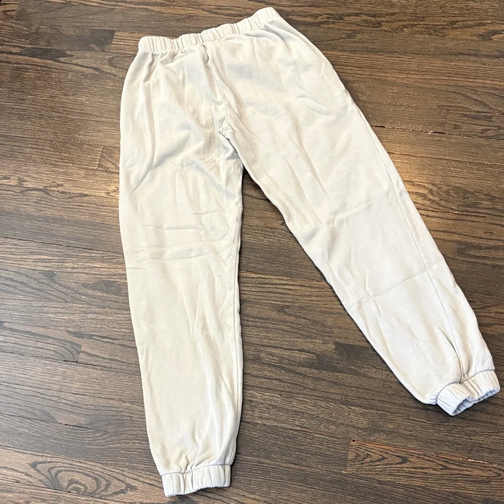 Brandy Melville Light Green Elastic Waist Jogger Pants
